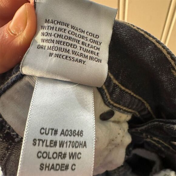 Hudson Signature Bootcut Low Rise Flare Y2K Dark Rinse Women Jeans WP170DHA 28 - Picture 9 of 9